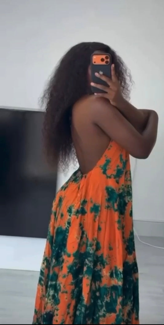 Robe longue fluide